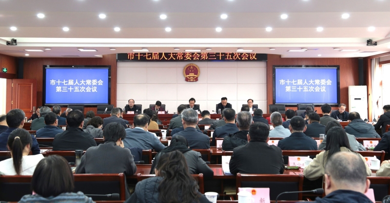 市十七届人大常委会举行第三十五次会议