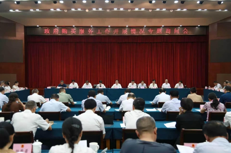 市人大常委会召开政府购买服务工作开展情况专题询问会
